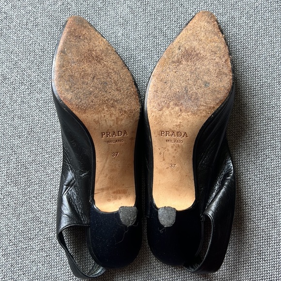 Prada Satin Toe Kitten Heels - Picture 7 of 7